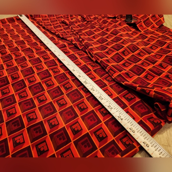 Vintage Fubu All Over Print Button Up Shirt Mens Size Large VTG 90s - Picture 7 of 9